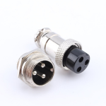 موصل معدني دائري – GX16-3Pin