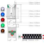 ⁦led smd 1206⁩ - الصورة ⁦2⁩