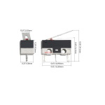 ⁦Micro Switches  125V 1Aنهاية شوط صغير⁩ - الصورة ⁦3⁩