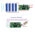 ⁦دارة شحن بطارية الليثيوم - USB Type-C (4S 16.8V)⁩ - الصورة ⁦3⁩