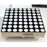⁦8x8  red Dot Matrix 1588as (38x38mm)⁩ - الصورة ⁦4⁩