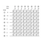 ⁦8x8  red Dot Matrix 1588as (38x38mm)⁩ - الصورة ⁦2⁩