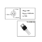 ⁦KIA50N06 - MOSFET⁩ - الصورة ⁦3⁩