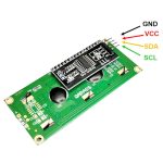 ⁦شاشة LCD 2x16 مع واجهة I2C - LCD I2C 2x16⁩ - الصورة ⁦5⁩