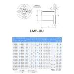 ⁦Circular Flange Linear Motion Bearing (IMF8)⁩ - الصورة ⁦5⁩