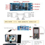 ⁦دارة تحويل RS485 إلى TTL (شريحة MAX485)⁩ - الصورة ⁦3⁩
