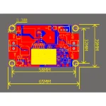 ⁦محول رفع للجهد مع شاشة رقمية  - XL6009 DC-DC Adjustable Boost Module⁩ - الصورة ⁦3⁩