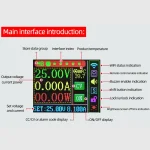 ⁦مصدر طاقة تيار مستمر متحكم به رقمياً XY5008 DC DC Buck Converter⁩ - الصورة ⁦7⁩