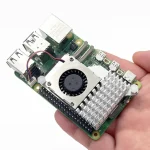 ⁦مبرد ومروحة ومشتت حراري من الألمنيوم - Raspberry Pi 5⁩ - الصورة ⁦5⁩