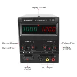 ⁦وحدة تغذية متغيرة - BLAUBCHT PS-1203 | 120V / 3A⁩ - الصورة ⁦4⁩