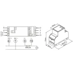 ⁦عداد كهرباء تيار مستمر - DC EM619001 200A 1000V⁩ - الصورة ⁦4⁩