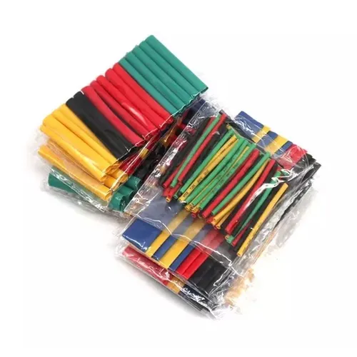 heatShrink_164_6 مجموعة معكرونة حرارية 164 قطعة - Heat Shrink Tube Kit - الصورة 1