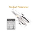 ⁦كماشة لنزع وتقطيع الأسلاك - Multipurpose Wire Stripper⁩ - الصورة ⁦3⁩