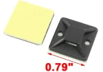 ⁦قاعدة تثبيت كابلات قابلة للصق - Self Adhesive Cable Tie Mount Base⁩ - الصورة ⁦2⁩