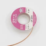 ⁦بكرة شيلد نحاس لتنظيف القصدير - Copper Solder Wick Tape 1.5*2mm⁩ - الصورة ⁦2⁩