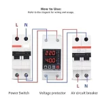 ⁦قاطع مزدوج الكتروني - Double Pole Breaker 40A⁩ - الصورة ⁦4⁩