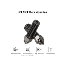 ⁦فوهة نحاسية للطابعة ثلاثية الأبعاد - (0.4mm)Nozzle K1, K1 Max Black⁩ - الصورة ⁦2⁩