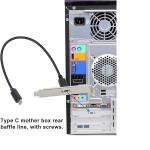 ⁦كابل تمديد بطول 30 سم - USB Type-C ⁩ - الصورة ⁦2⁩