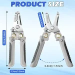 ⁦كماشة (زلاطة) لنزع وتقطيع الأسلاك -  (Wire Stripper & Cutter – 6-in-1)⁩ - الصورة ⁦2⁩