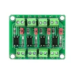 ⁦لوحة عزل ضوئي 4 قنوات - 4CH 817 Optocoupler Isolation Module⁩ - الصورة ⁦4⁩