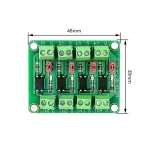 ⁦لوحة عزل ضوئي 4 قنوات - 4CH 817 Optocoupler Isolation Module⁩ - الصورة ⁦3⁩