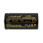 بطارية ليثيوم قابلة لإعادة الشحن - Li-ion 16340 - 700mAh - LiitoKala Lii-16A