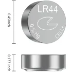 ⁦بطارية زر - 1.5V LR44 / AG13⁩ - الصورة ⁦2⁩