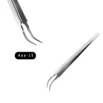 ⁦ملقط رأس مائل - Angled Tip Mechanical Tweezers⁩ - الصورة ⁦3⁩