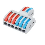 موصل أسلاك - (2 دخل× 6خرج - جنكسيونة ) Quick Wiring Cable Connectors