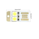 ⁦لمبة USB LED صغيرة - PATIKIL ⁩ - الصورة ⁦3⁩