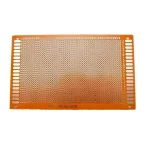 ⁦لوحة فيبر مثقب 9×15 cm لون بني – PCB Prototype Board⁩ - الصورة ⁦3⁩