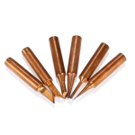 ⁦رؤوس لحام نحاسية متنوعة - NANZU 6PCS Soldering Iron Tips⁩ - الصورة ⁦3⁩