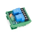 ⁦ريليه قناتين مع عزل ضوئي - Relay PLC 5V/12V/24V 30A⁩ - الصورة ⁦3⁩