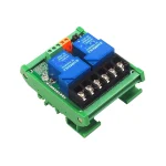 ⁦ريليه قناتين مع عزل ضوئي - Relay PLC 5V/12V/24V 30A⁩ - الصورة ⁦2⁩