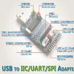 ⁦مبرمجة USB إلى CH341A - SPI/I2C/UART/TTL/ISP⁩ - الصورة ⁦4⁩