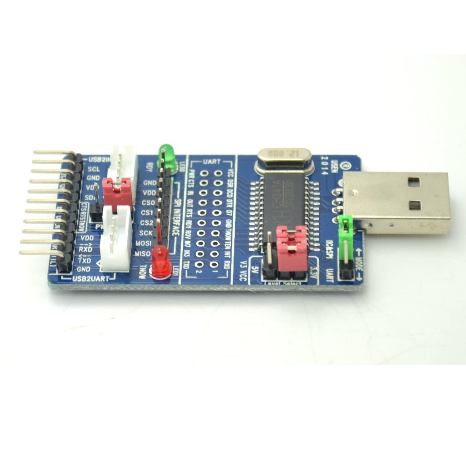 71fv2VqtORL._SL1500_ مبرمجة USB إلى CH341A - SPI/I2C/UART/TTL/ISP - الصورة 1