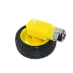 ⁦محرك DC مزود بعلبة تروس وعجلة - Super Debug BO Gear Motor⁩ - الصورة ⁦4⁩