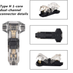 ⁦موصلات أسلاك - FOCCTS Wire Connectors 1 Pin⁩ - الصورة ⁦2⁩