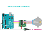 ⁦محرك خطوي مع دارة قيادة - Stepper Motor 28BYJ-48 + ULN2003 5V⁩ - الصورة ⁦3⁩