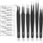 ⁦طقم ملاقط دقيقة 6 قطع - ESD Tweezers Set⁩ - الصورة ⁦3⁩
