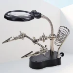 ⁦قاعدة اصلاح بعدسة مكبرة - LED Magnifier Soldering Station ⁩ - الصورة ⁦4⁩