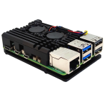 ⁦غطاء تبريد معدني بالألمنيوم مع مروحتين – Cooling Raspberry Pi 5⁩ - الصورة ⁦4⁩