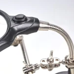 ⁦قاعدة اصلاح بعدسة مكبرة - LED Magnifier Soldering Station ⁩ - الصورة ⁦2⁩