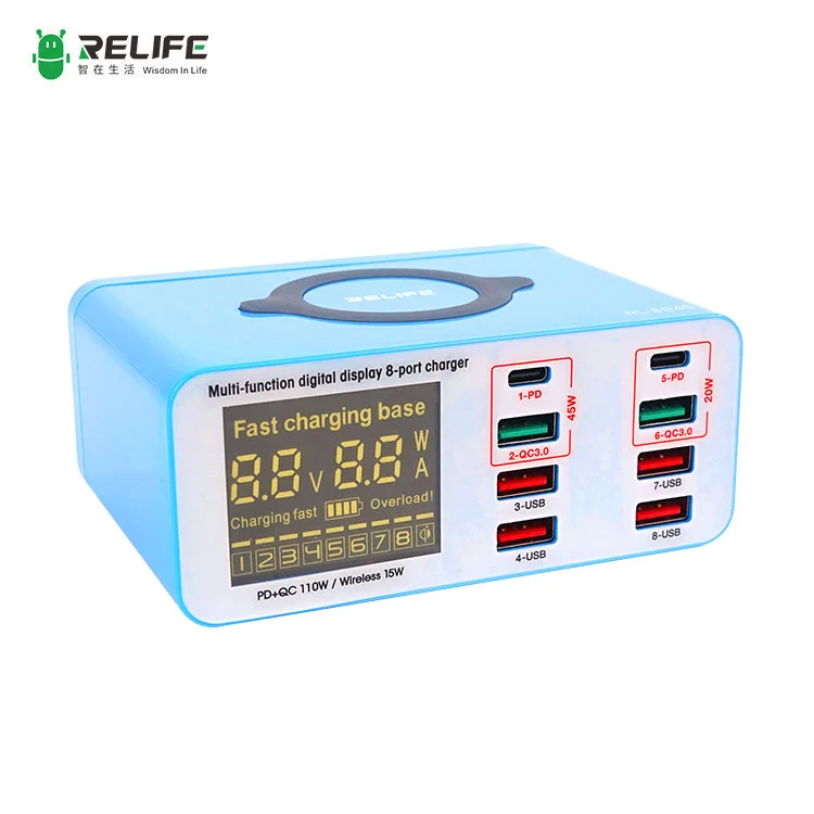 ⁦شاحن متعدد الوظائف – RELIFE RL-304S⁩ - الصورة ⁦3⁩