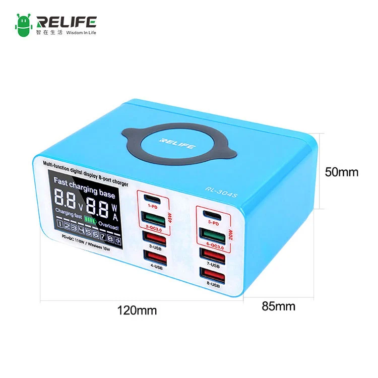 ⁦شاحن متعدد الوظائف – RELIFE RL-304S⁩ - الصورة ⁦5⁩