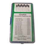 طقم مكثفات كهربائية من الألومنيوم -  15Value 200PCS