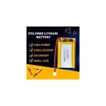 ⁦بطارية ليثيوم بوليمر(3.7V 1200mAh) - Li-Po Battery⁩ - الصورة ⁦3⁩