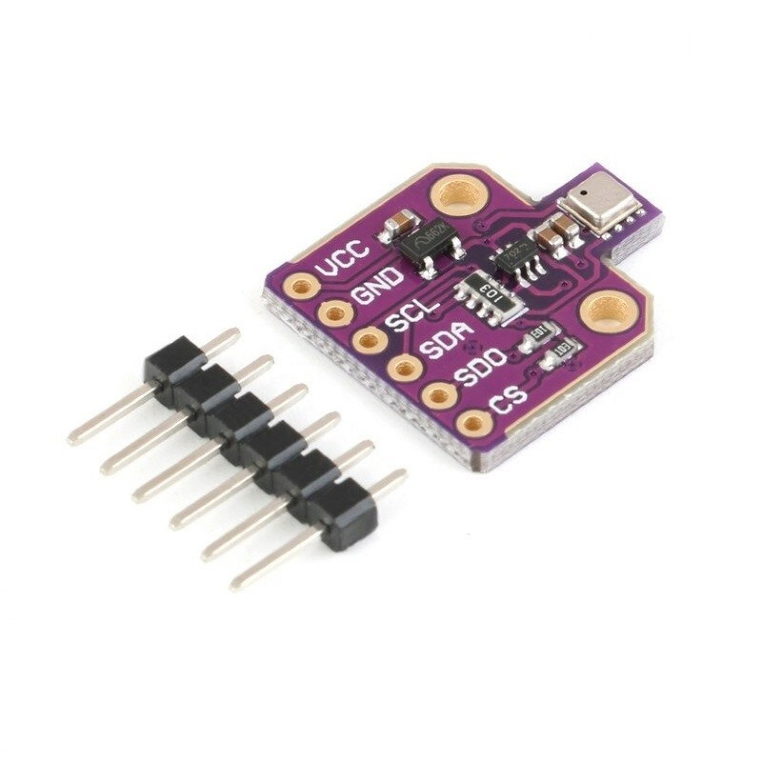 bme680-module-gas-temperature-pressure-and-humidity-sensor-with-level-converter-1500x1500 مستشعر بيئي رقمي مدمج - BME680 - الصورة 1